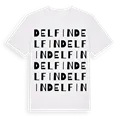 Delfin ordlek t-shirt