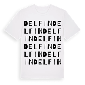 Delfin ordlek t-shirt – ekologisk bomull t-shirt från Pinshirt