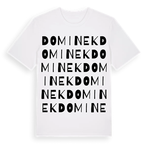 Dominek ordlek t-shirt – ekologisk bomull t-shirt från Pinshirt