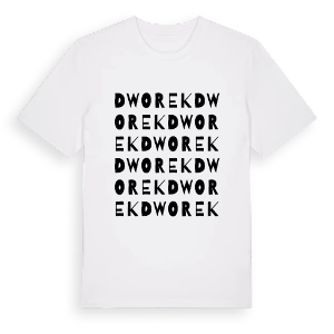 Dworek ordlek t-shirt – ekologisk bomull t-shirt från Pinshirt