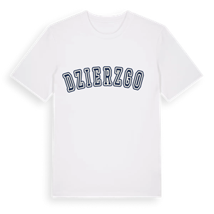 Dzierzgoń college t-shirt – ekologisk bomull t-shirt från Pinshirt
