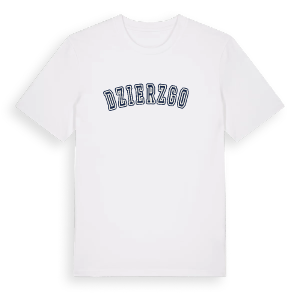 Dzierzgoń college t-shirt – ekologisk bomull t-shirt från Pinshirt