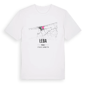 Łeba karta t-shirt – ekologisk bomull t-shirt från Pinshirt