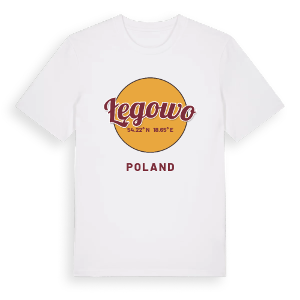 Łęgowo cirkel t-shirt – ekologisk bomull t-shirt från Pinshirt