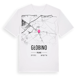 Głobino karta t-shirt – ekologisk bomull t-shirt från Pinshirt