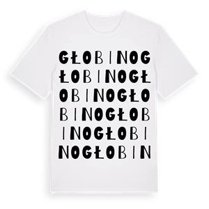 Głobino ordlek t-shirt – ekologisk bomull t-shirt från Pinshirt