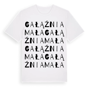Gałąźnia Mała ordlek t-shirt – ekologisk bomull t-shirt från Pinshirt