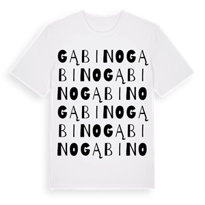 Gąbino ordlek t-shirt – ekologisk bomull t-shirt från Pinshirt