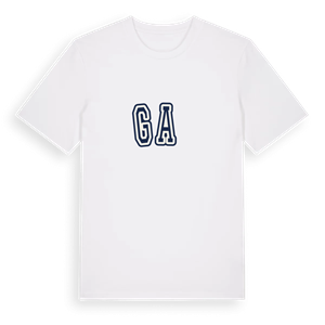 Gać college t-shirt – ekologisk bomull t-shirt från Pinshirt