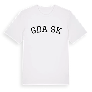 Gdańsk böjd t-shirt – ekologisk bomull t-shirt från Pinshirt