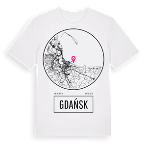 Gdańsk t-shirt – ekologisk bomull t-shirt från Pinshirt