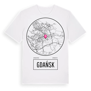 Gdańsk t-shirt – ekologisk bomull t-shirt från Pinshirt