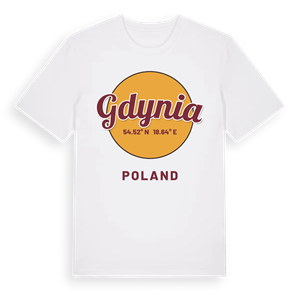 Gdynia cirkel t-shirt – ekologisk bomull t-shirt från Pinshirt