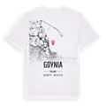 Gdynia karta t-shirt