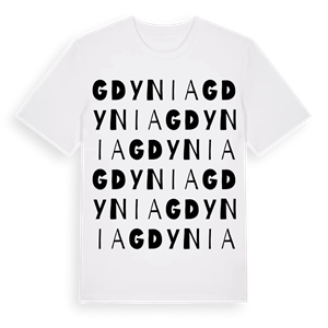 Gdynia ordlek t-shirt – ekologisk bomull t-shirt från Pinshirt