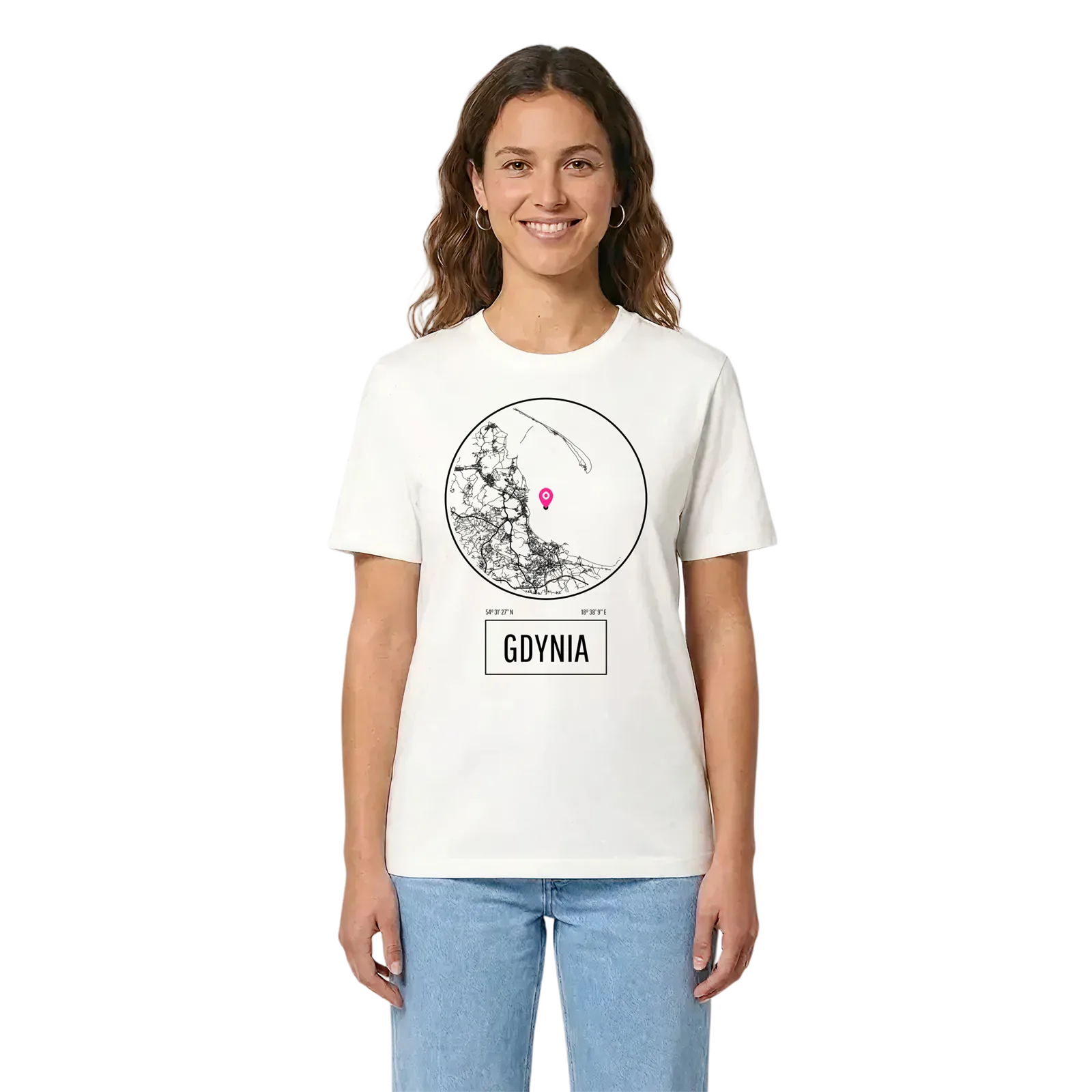 Gdynia t-shirt – White, i miljö