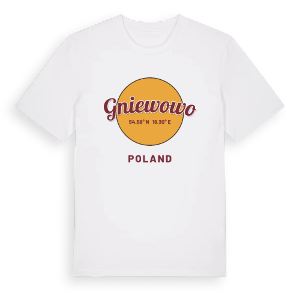 Gniewowo cirkel t-shirt – ekologisk bomull t-shirt från Pinshirt
