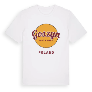 Goszyn cirkel t-shirt – ekologisk bomull t-shirt från Pinshirt