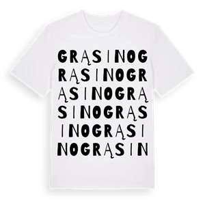 Grąsino ordlek t-shirt – ekologisk bomull t-shirt från Pinshirt