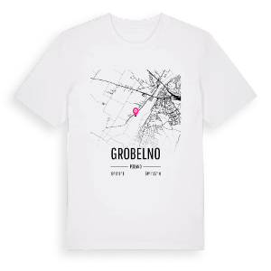 Grobelno karta t-shirt – ekologisk bomull t-shirt från Pinshirt
