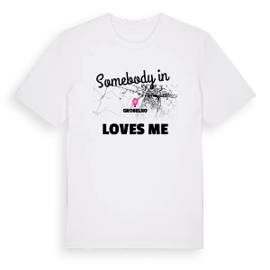 Någon i Grobelno älskar mig t-shirt – ekologisk bomull t-shirt från Pinshirt