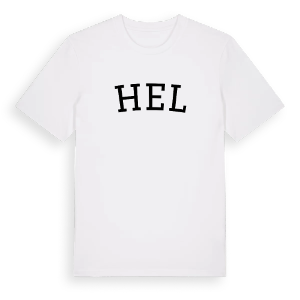 Hel böjd t-shirt – ekologisk bomull t-shirt från Pinshirt