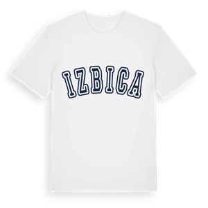 Izbica college t-shirt – ekologisk bomull t-shirt från Pinshirt