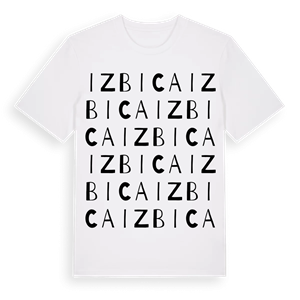 Izbica ordlek t-shirt – ekologisk bomull t-shirt från Pinshirt