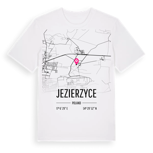 Jezierzyce karta t-shirt – ekologisk bomull t-shirt från Pinshirt