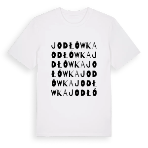 Jodłówka ordlek t-shirt – ekologisk bomull t-shirt från Pinshirt