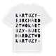 Kartuzy-Burchardztwo ordlek t-shirt