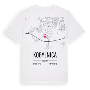 Kobylnica karta t-shirt – ekologisk bomull t-shirt från Pinshirt
