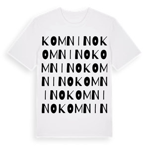 Komnino ordlek t-shirt – ekologisk bomull t-shirt från Pinshirt