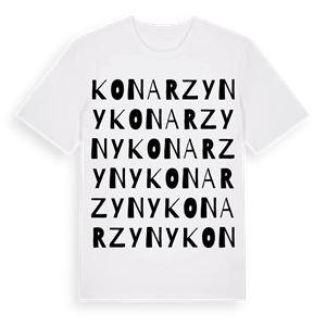 Konarzyny ordlek t-shirt – ekologisk bomull t-shirt från Pinshirt