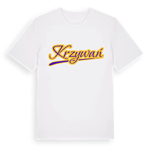 Krzywań baseball t-shirt – ekologisk bomull t-shirt från Pinshirt