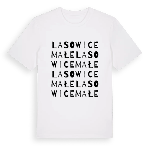 Lasowice Małe ordlek t-shirt – ekologisk bomull t-shirt från Pinshirt