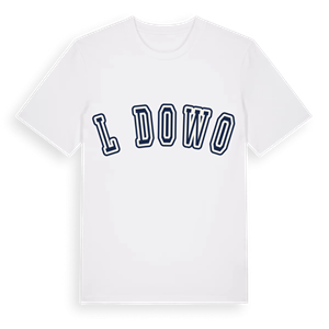 Lędowo college t-shirt – ekologisk bomull t-shirt från Pinshirt
