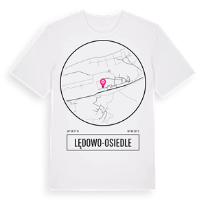 Lędowo-Osiedle t-shirt – ekologisk bomull t-shirt från Pinshirt