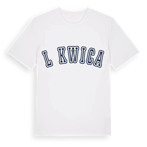Lękwica college t-shirt – ekologisk bomull t-shirt från Pinshirt