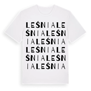 Leśnia ordlek t-shirt – ekologisk bomull t-shirt från Pinshirt