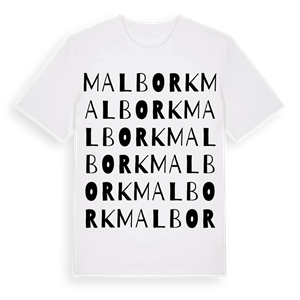 Malbork ordlek t-shirt – ekologisk bomull t-shirt från Pinshirt