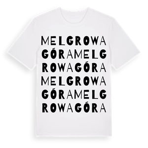 Melgrowa Góra ordlek t-shirt – ekologisk bomull t-shirt från Pinshirt