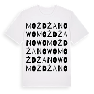 Możdżanowo ordlek t-shirt – ekologisk bomull t-shirt från Pinshirt