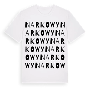 Narkowy ordlek t-shirt – ekologisk bomull t-shirt från Pinshirt