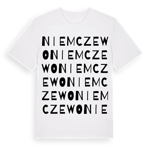 Niemczewo ordlek t-shirt – ekologisk bomull t-shirt från Pinshirt