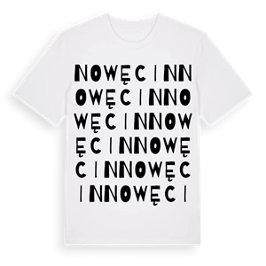 Nowęcin ordlek t-shirt – ekologisk bomull t-shirt från Pinshirt