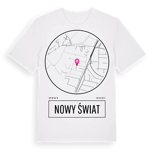 Nowy Świat t-shirt – ekologisk bomull t-shirt från Pinshirt