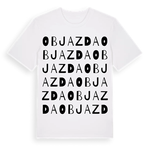 Objazda ordlek t-shirt – ekologisk bomull t-shirt från Pinshirt