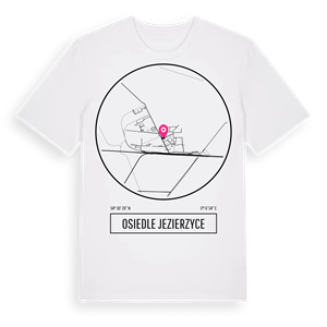 Osiedle Jezierzyce t-shirt – ekologisk bomull t-shirt från Pinshirt