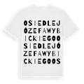 Osiedle Józefa Wybickiego ordlek t-shirt